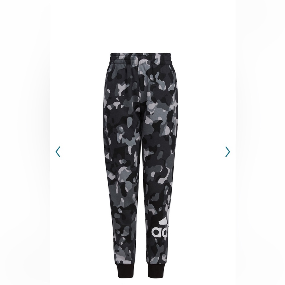 - Boys adidas core camo printed joggers